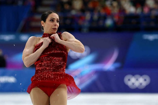 フィギュアスケート・ペアで11位に終わったディアナ・ステラートデュデク【写真：ロイター】