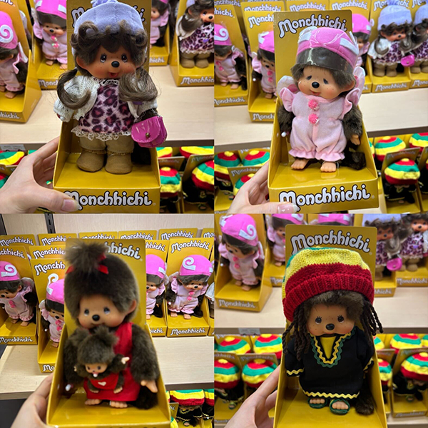 限定】モンチッチ展 monchhichi 復刻版 モンチッチ 2体セット