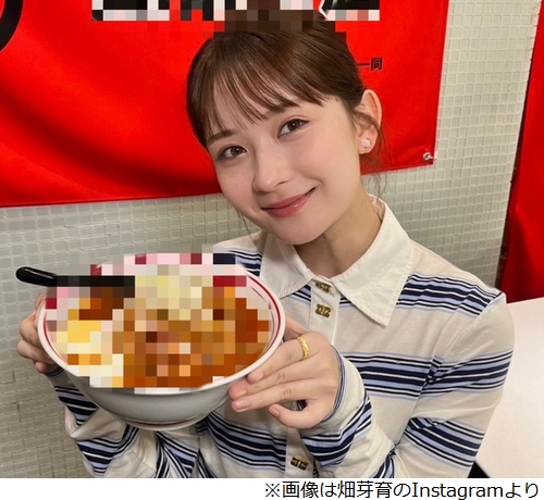 女優・畑芽育が告白 蒙古タンメン中本の味噌卵麺をただただ愛し続けてきた