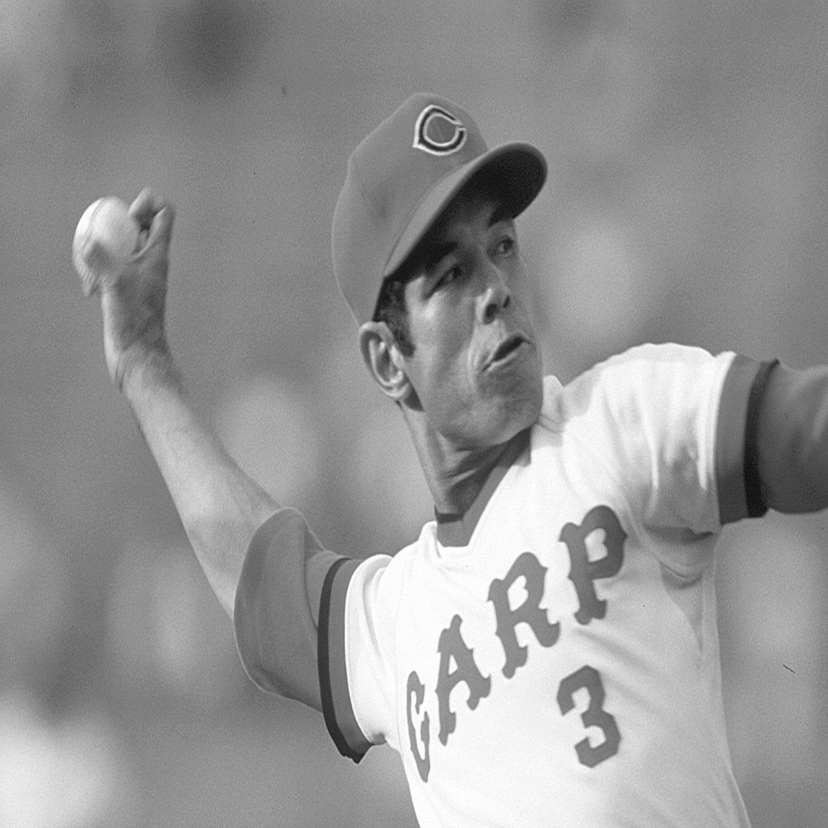 広島東洋カープ 江夏豊選手 ポスター 広島東洋カープ 江夏豊選手