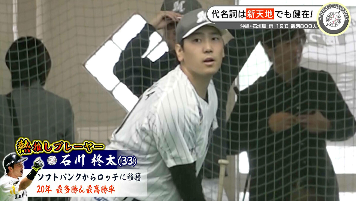 ロッテ】移籍1年目石川柊太 バットに当てさせないパワーカーブを披露 (2025年2月2日掲載) - ライブドアニュース