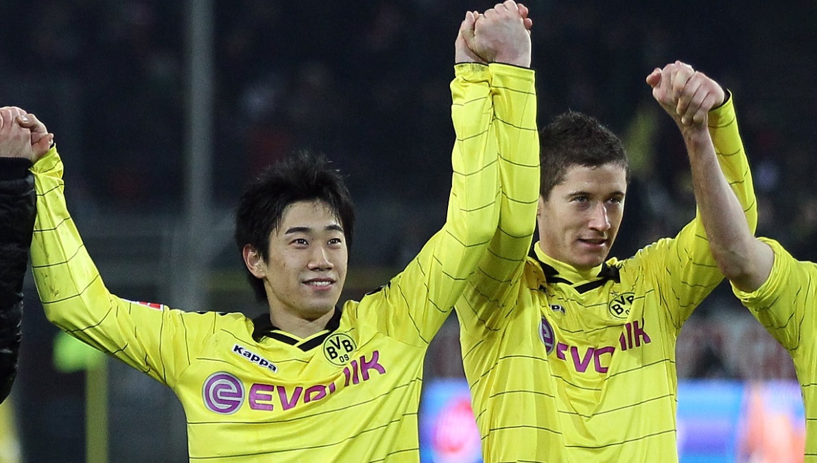 サッカー ドルトムント 12/13 CL レバンドフスキ ユニフォーム 香川