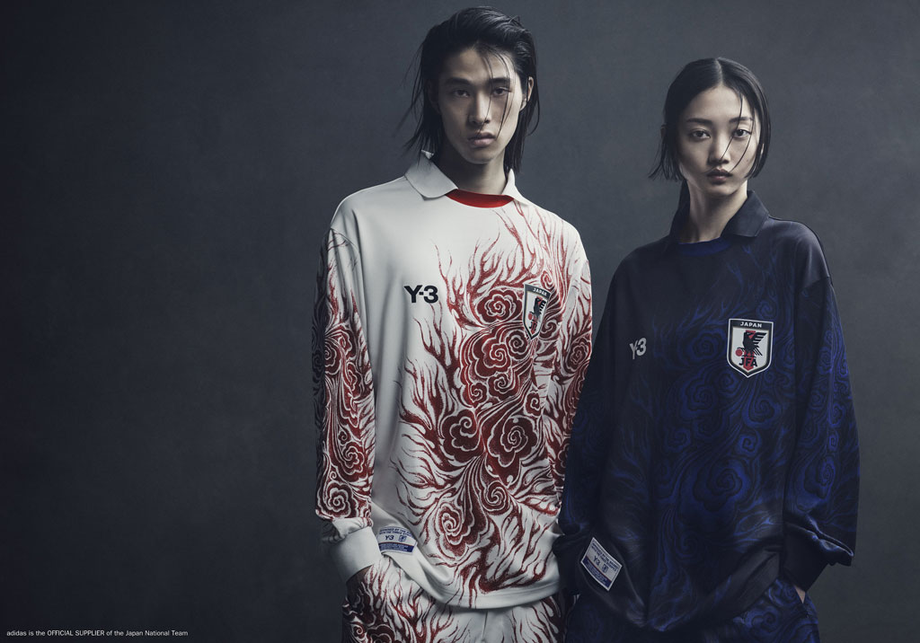 衝撃の“スカジャン風”も！新ユニ発表の日本代表、「Y-3」とコラボの