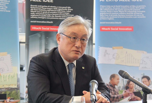 日立の東原敏昭社長