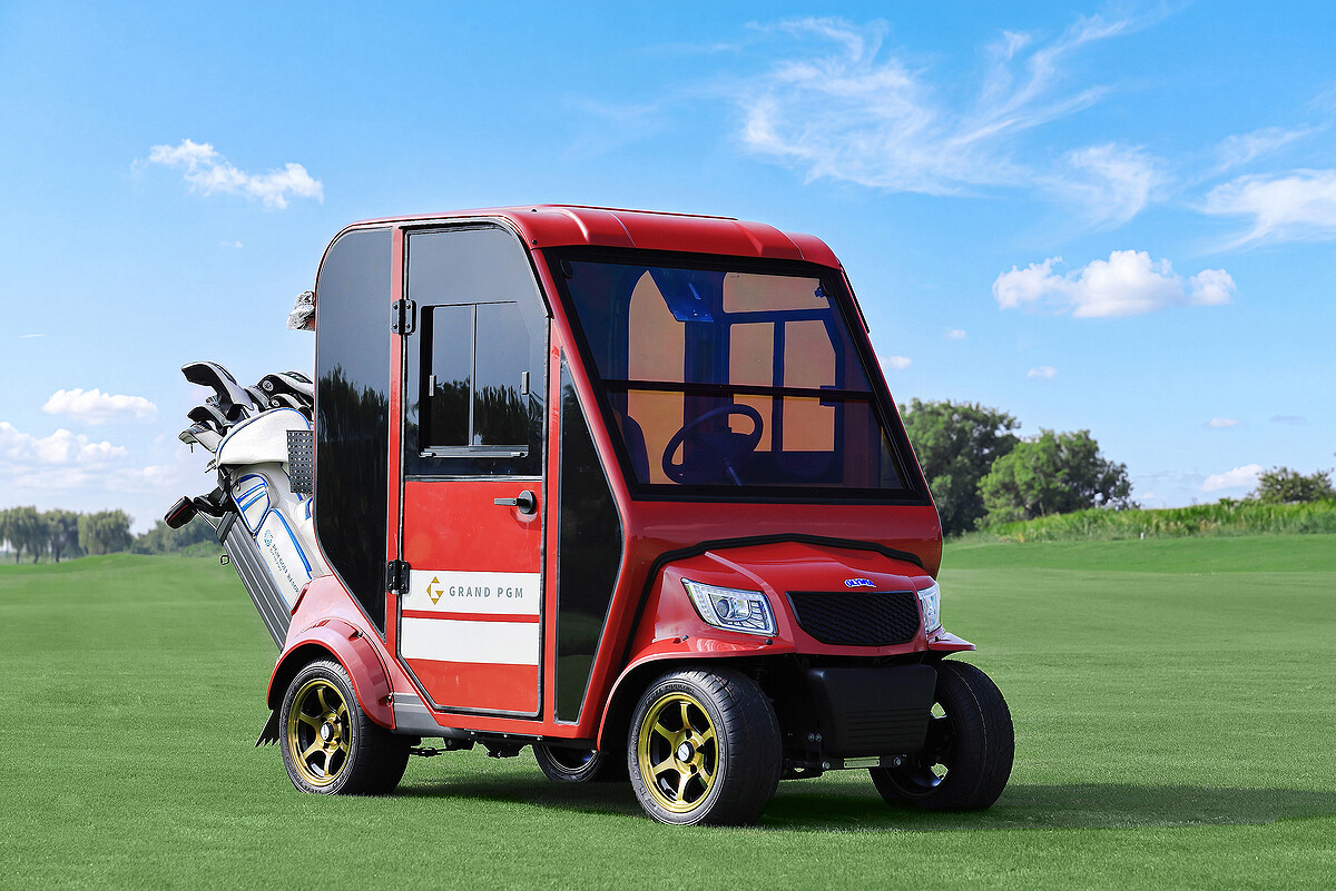 夏でも快適なゴルフを!冷気を逃がさない“ドア付きカート” 国内初!※オリンピアオリジナル「AirCon Cart(エアコンカート)」導入 | アコーディア・ゴルフ