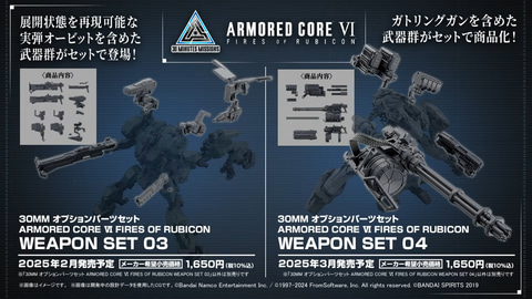 30MM「AC6」より「WEAPON SET」で重ショットガン「ZIMMERMAN