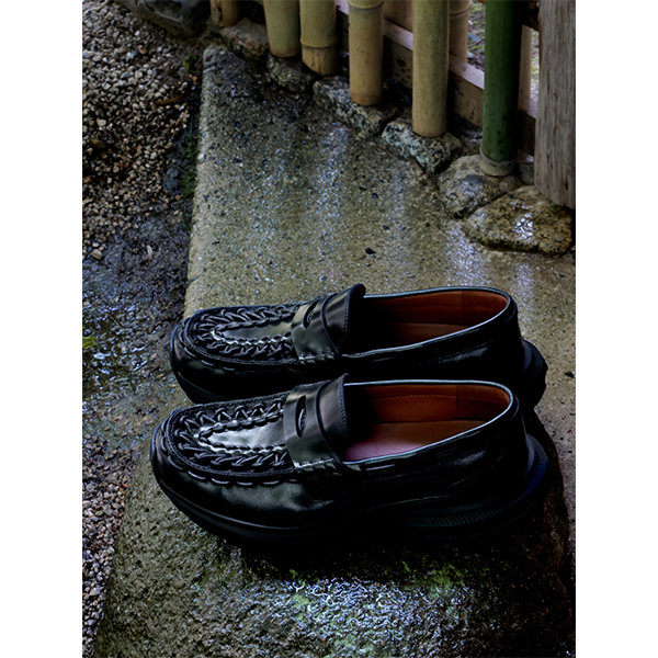 KEEN 黒 編み込みローファー All Gender UNEEK Loafer WK | Black