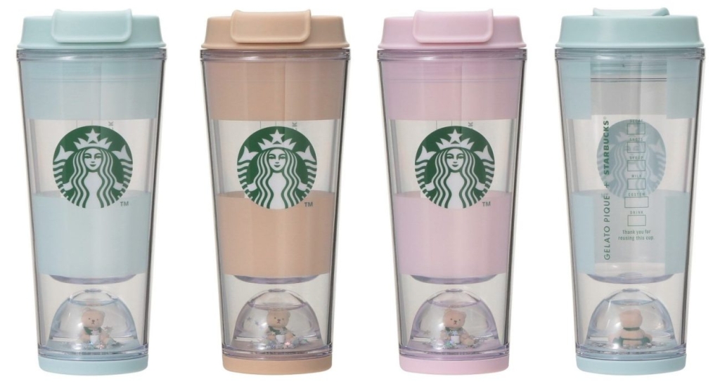 スタバ×ジェラピケ　ミントグリーン　タンブラー　グラスマグ　3点セット ジェラピケ スタバ グラスマグ ミントグリーン 3色セット