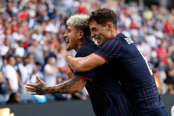 ゴールドカップで決勝まで進んできたアメリカ photo/Getty Images