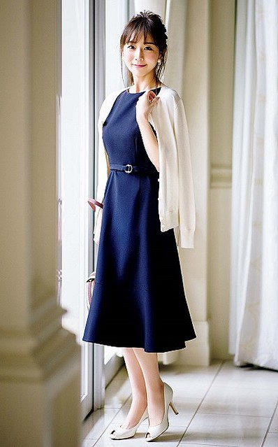 田中みな実さんが実践 スナイデルの長め丈ワンピならsサイズさんでも簡単バランスup Peachy ライブドアニュース