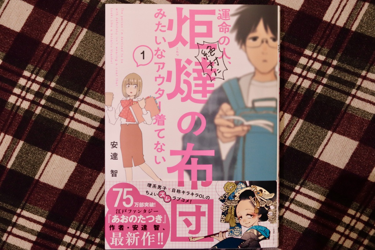 『運命の人、絶対に炬燵の布団みたいなアウター着てない』1巻(安達智/小学館)