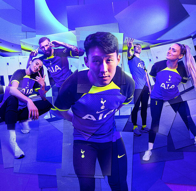 トッテナム、ビビッドカラーな22-23新アウェイユニフォーム発表