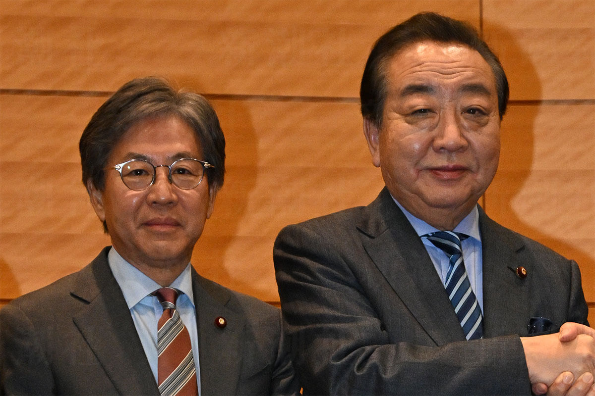 野田佳彦・元首相と安住淳氏