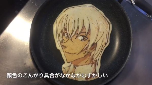 画像 パンケーキに焼き色だけで描かれた 名探偵コナン のキャラたちに反響 17 21 ライブドアニュース
