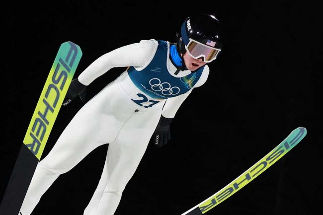 ミラノ・コルティナ五輪に出場したアニカ・ベルショー【写真：ロイター】