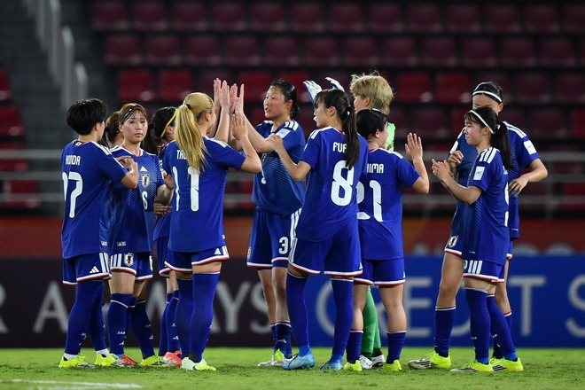 ヤングなでしこがベトナムを4−0で下し、準決勝に駒を進めた。 (C)AFC