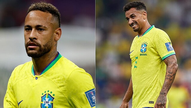 ブラジル代表：ネイマールとダニーロが、残りGL2試合欠場か