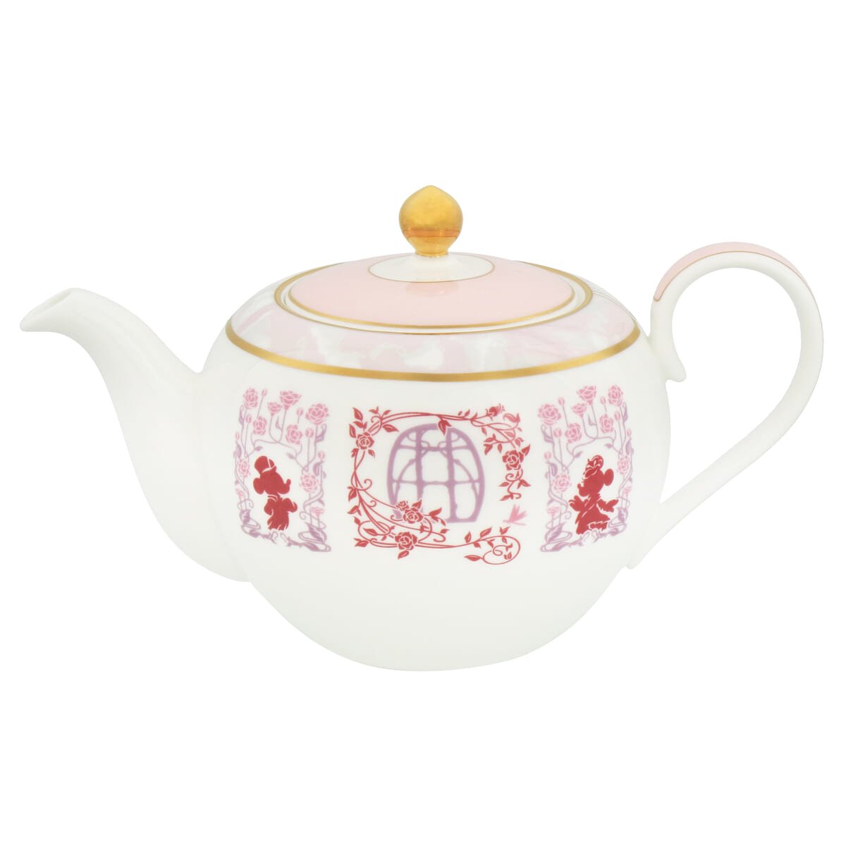 【新品】ファンタジースプリングスホテル ティーポット 淡い桜カラーが魅力！東京ディズニーシー・ファンタジースプリングス