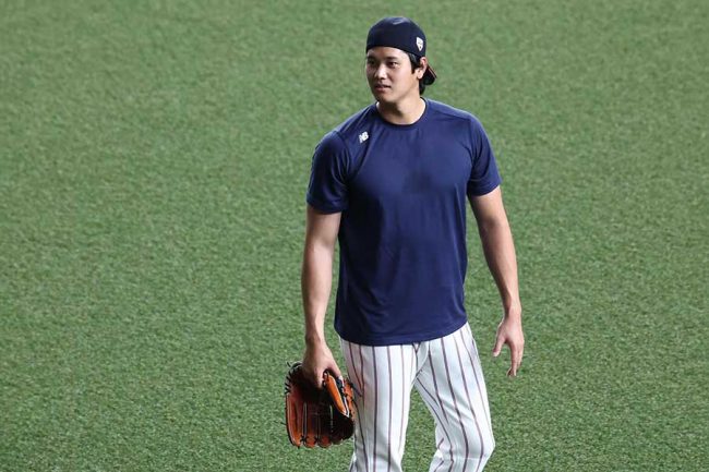 侍ジャパンの大谷翔平【写真： 加治屋友輝】