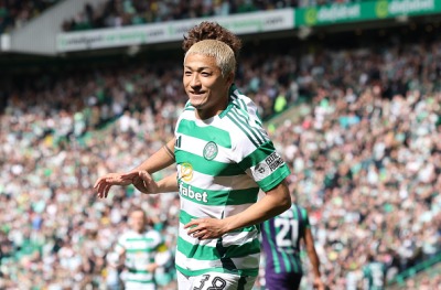 セルティックで活躍する前田大然 photo/Getty images