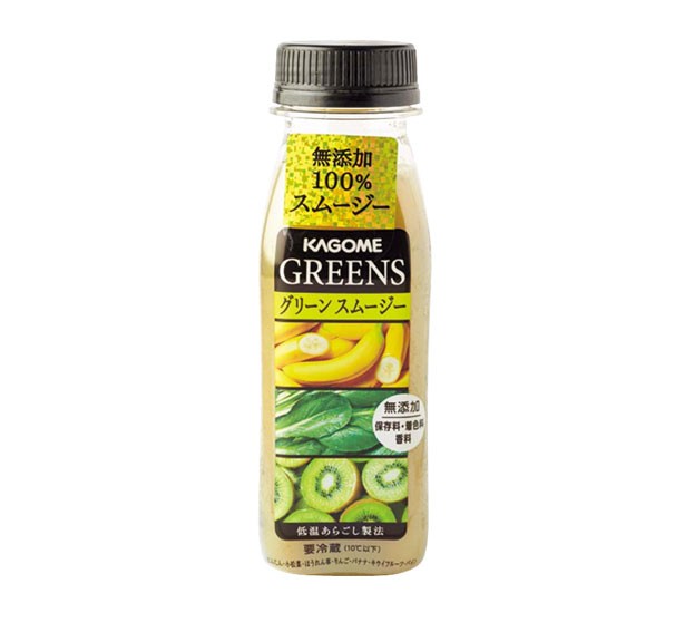 「GREENS グリーンスムージー」(カゴメ 214円/210ml 88kcal)