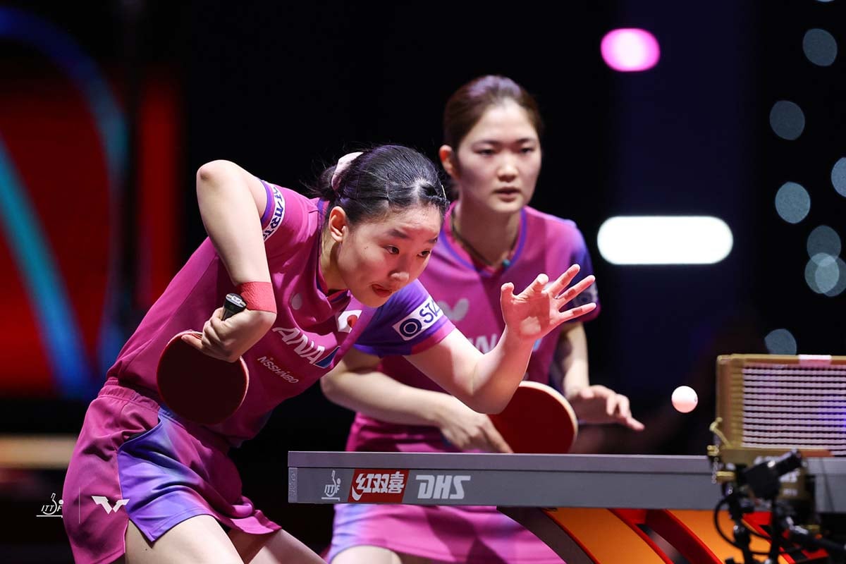 張本美和、木原美悠(C)ITTF
