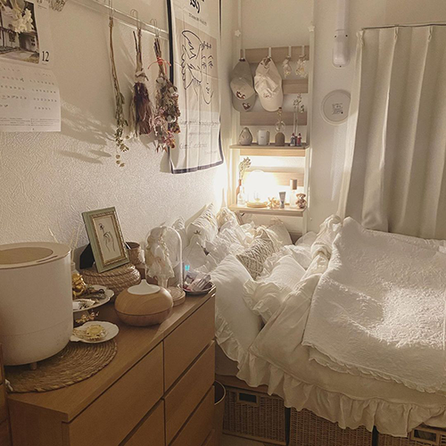 6畳インテリア 狭さを感じさせない 真似したい おしゃれなお部屋レイアウト7選 Peachy ライブドアニュース