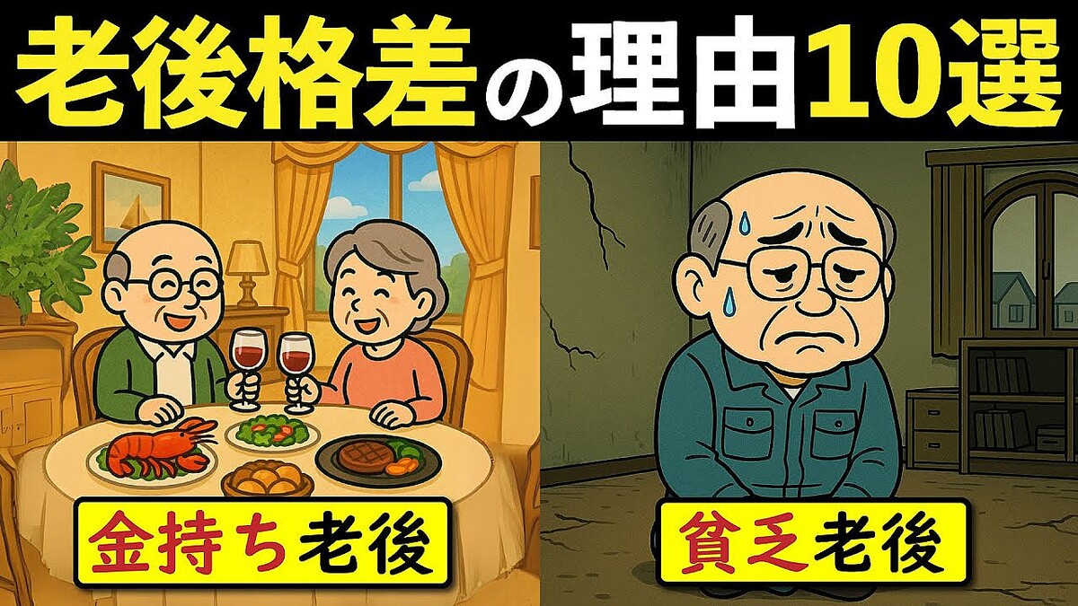 金持ち老後と貧乏老後、残酷な格差を生む「決定的な違い」について解説