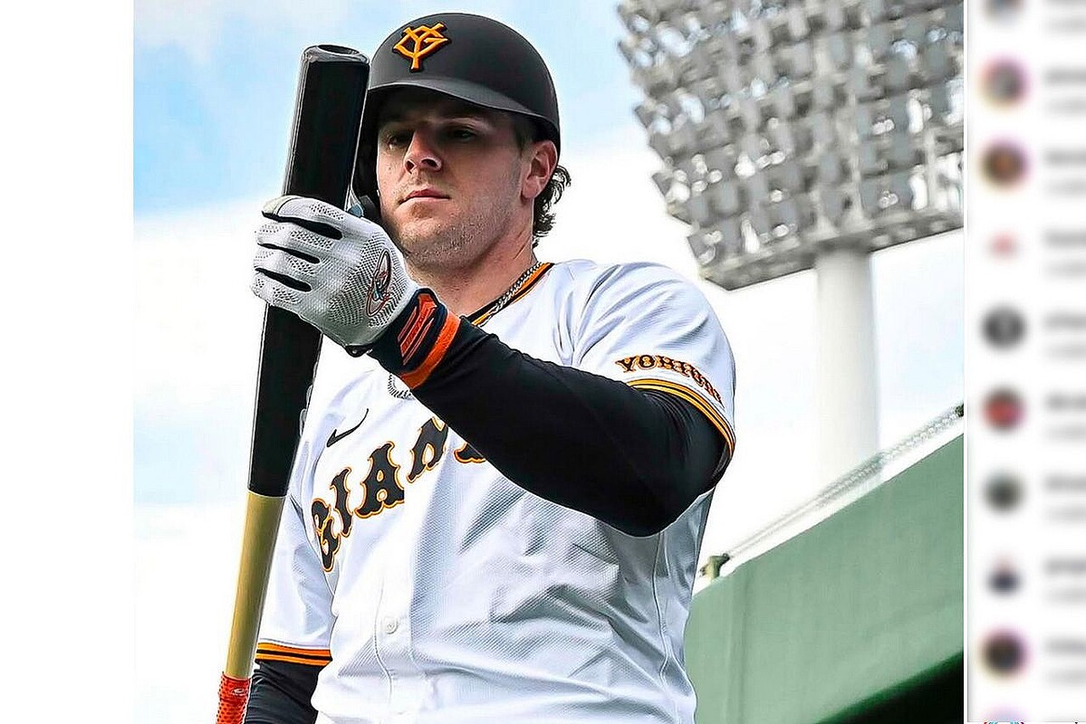 普段は「ナイスガイ」と評判の巨人・キャベッジ選手（公式インスタグラムより）