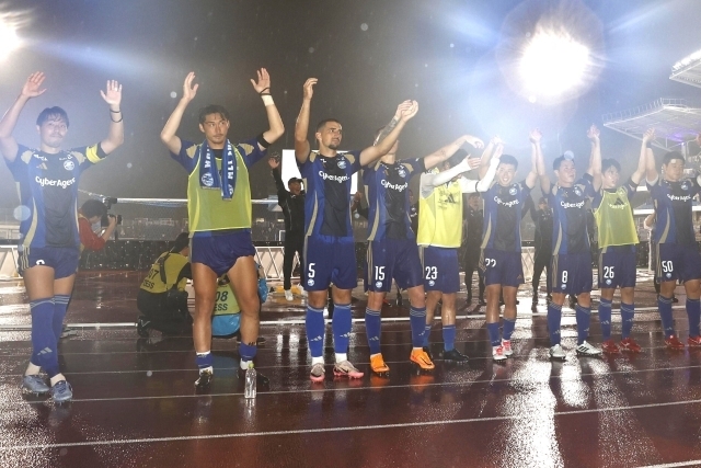 リーグ戦で８連勝中の町田。写真：滝川敏之