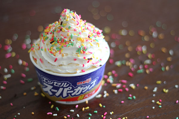 スーパー カップ アレンジ