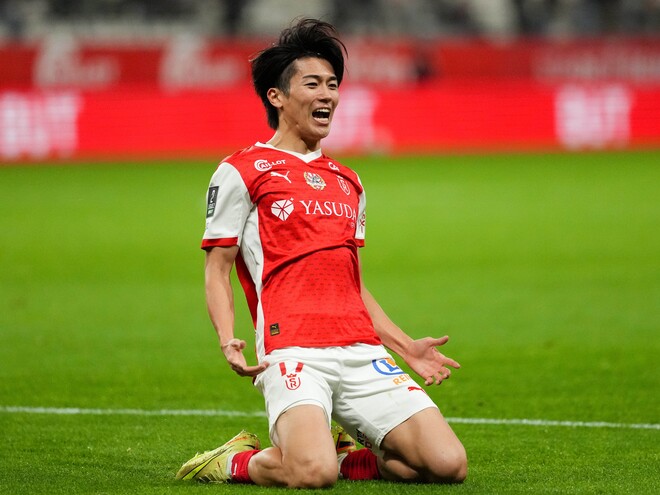 ２戦連発となるゴールを決めた中村。（C）Getty Images