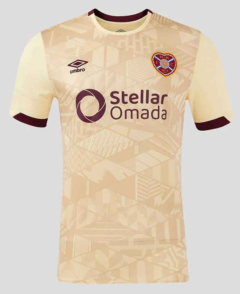 ハート オブ ミドロシアンFC 2020-21 アウェイユニフォーム 小田裕太郎がモデルに！スコットランド1部ハーツ、新アウェイ