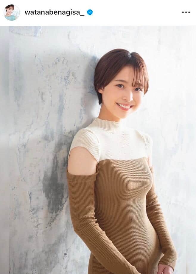 渡邊渚　ミニプレート　フジテレビアナウンサー 渡邊渚ミニプレートフジテレビアナウンサー