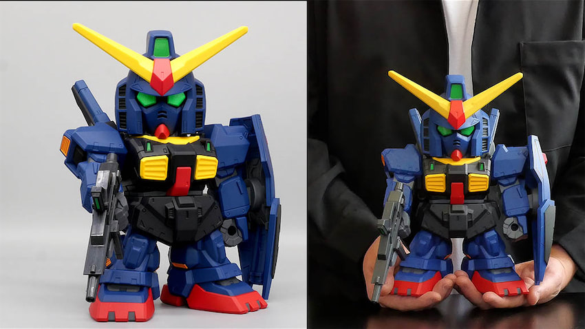 ジャンボソフビフィギュアSD RX-178 ガンダムMk-II（ティターンズ仕様