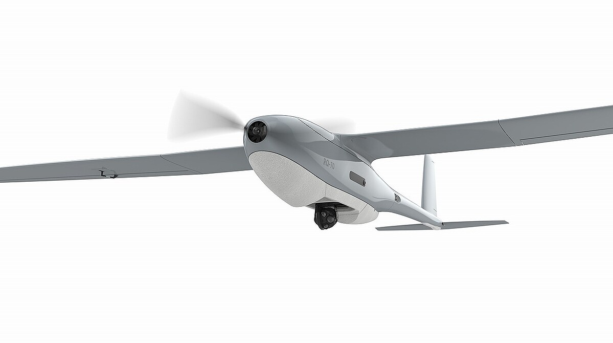 Sky-Watch、長距離無人航空機システム「RQ-70 Dainn」を発表 ウクライナでの4年間にわたる実戦運用の知見を反映した、ISR任務・目標捕捉対応の新型UAS