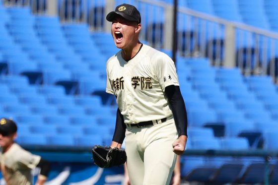 作新学院中・亀山季哉【写真:小池義弘】