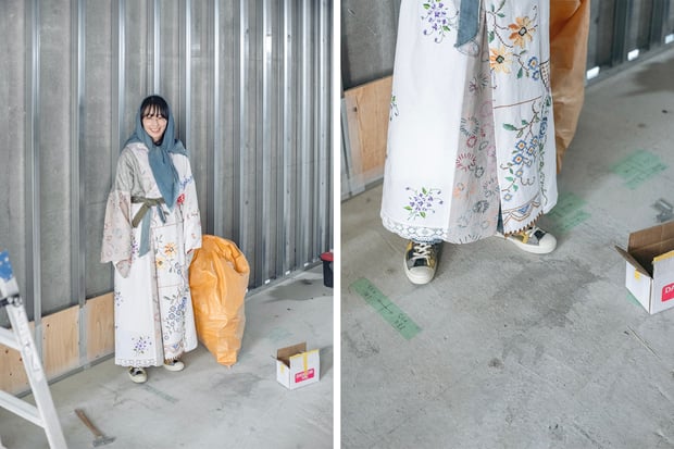 きものやまとがイェーライトとコラボ、一点物のリメイク羽織を発売