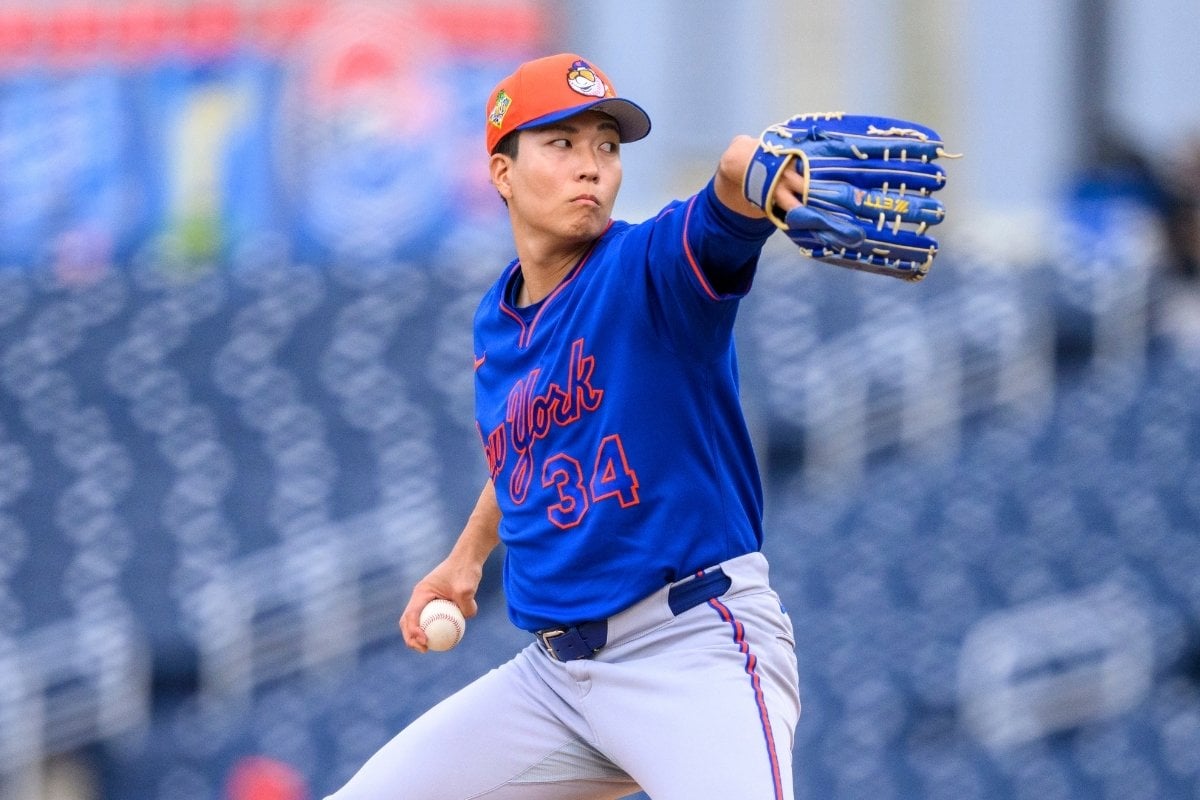 メッツの千賀滉大(C)Getty Images