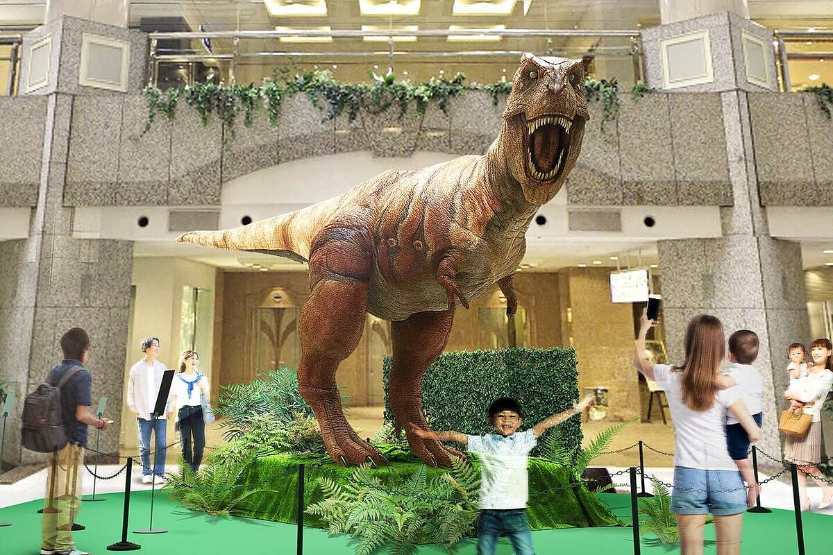 恐竜テーマの夏イベントが横浜で、約4mのティラノサウルス＆プテラノドンの“ねぶた”展示