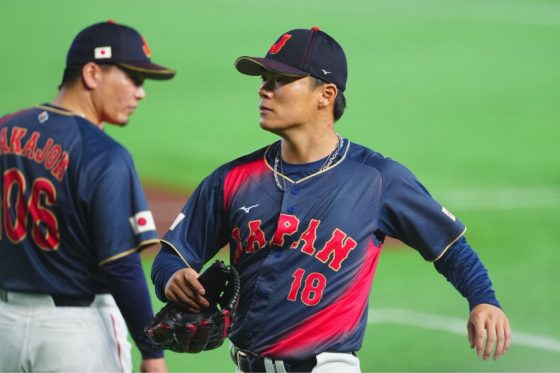 先発する侍ジャパン・山本由伸【写真:荒川祐史】