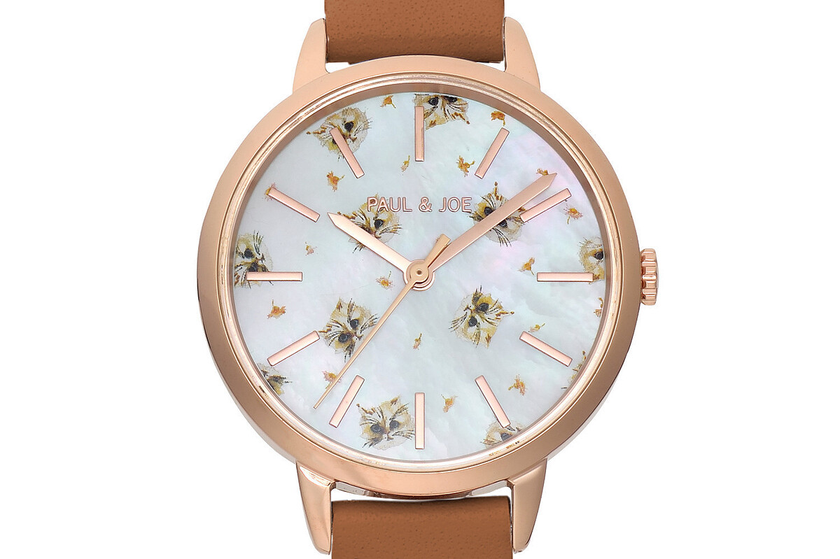 ポール ＆ ジョー“ネコが舞う”腕時計「ブルーアイキャット-ジプシー