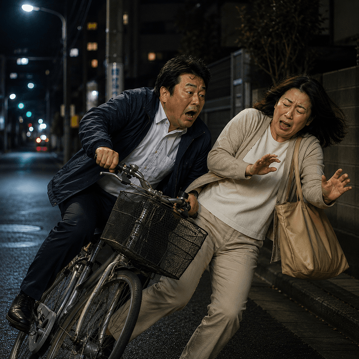 酒気帯び運転は自転車でも同じ ※この画像はAdobe Fireflyで作成したイメージです