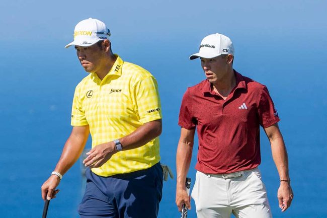 ザ・セントリー最終日、松山英樹と同組で回るコリン・モリカワ【写真:ロイター】