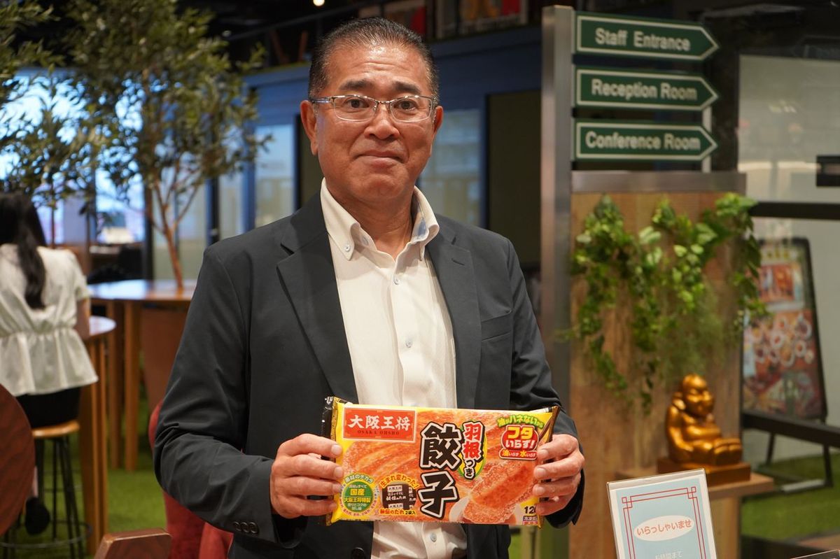 大阪王将を運営するイートアンドホールディングスの仲田浩康社長