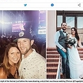 「彼はずっと守ろうとしてくれた」と嫁いだ女性（画像は『Metro　2020年4月14日付「Woman marries the man who saved her life during Las Vegas mass shooting」（Picture: ＠Tragedytolove）』のスクリーンショット）