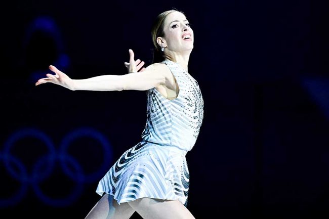 フィギュアスケート・エキシビションに登場したカロリーナ・コストナーさん【写真：Raniero Corbelletti/アフロスポーツ】