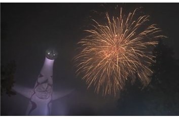 大阪「万博夜空がアートになる日2023」15,000発の花火を音楽と共に