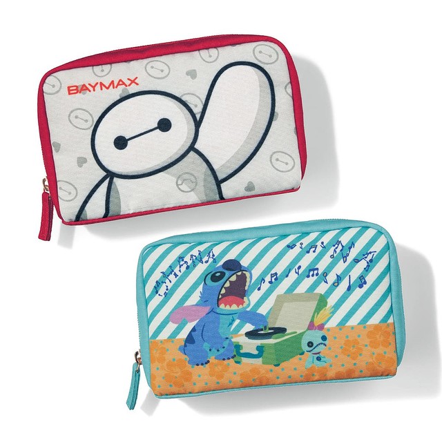 前も後ろも可愛いスティッチ ベイマックス柄 ベルメゾン ディズニー 印鑑と通帳が入るポーチ ライブドアニュース