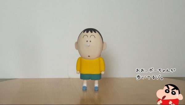 クレヨンしんちゃん のボーちゃんを 手持ち扇風機 を改造して作ってみた結果 鼻水を回転させ 歩き回るフィギュアが完成 ライブドアニュース